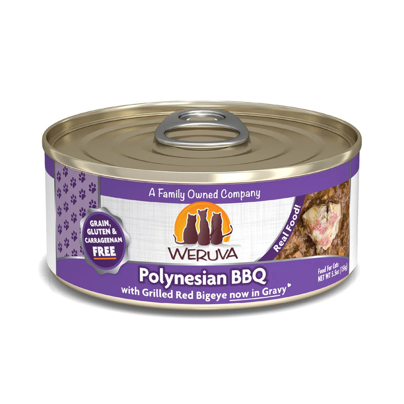 Weruva Polynesian BBQ grilled red bigeye in gravy 5.5 oz