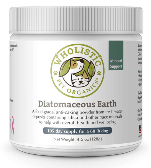 Wholistic Pet Organics Diatomaceous Earth, 4.5 oz