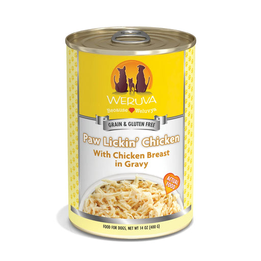 Weruva Paw Lickin Chicken Chicken breast in gravy 14oz dog Can