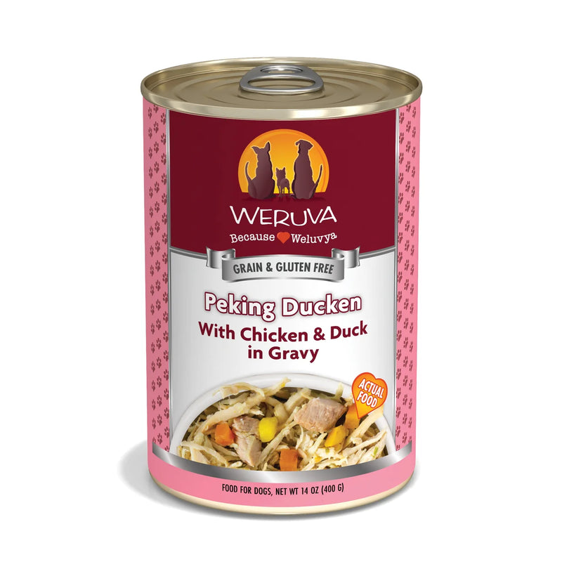 Weruva Peking Ducken chicken and duck in gravy 14oz can