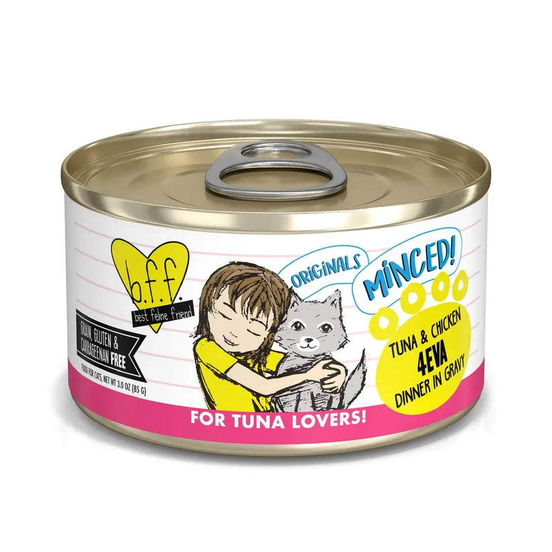 Weruva bff Eva Tuna and Chicken Dinner in gravy 3oz  cat Can