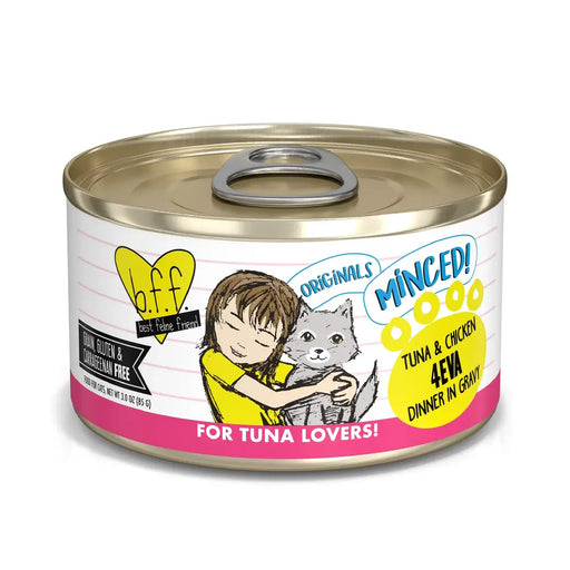 Weruva bff Eva Tuna and Chicken Dinner in gravy 3oz  cat Can