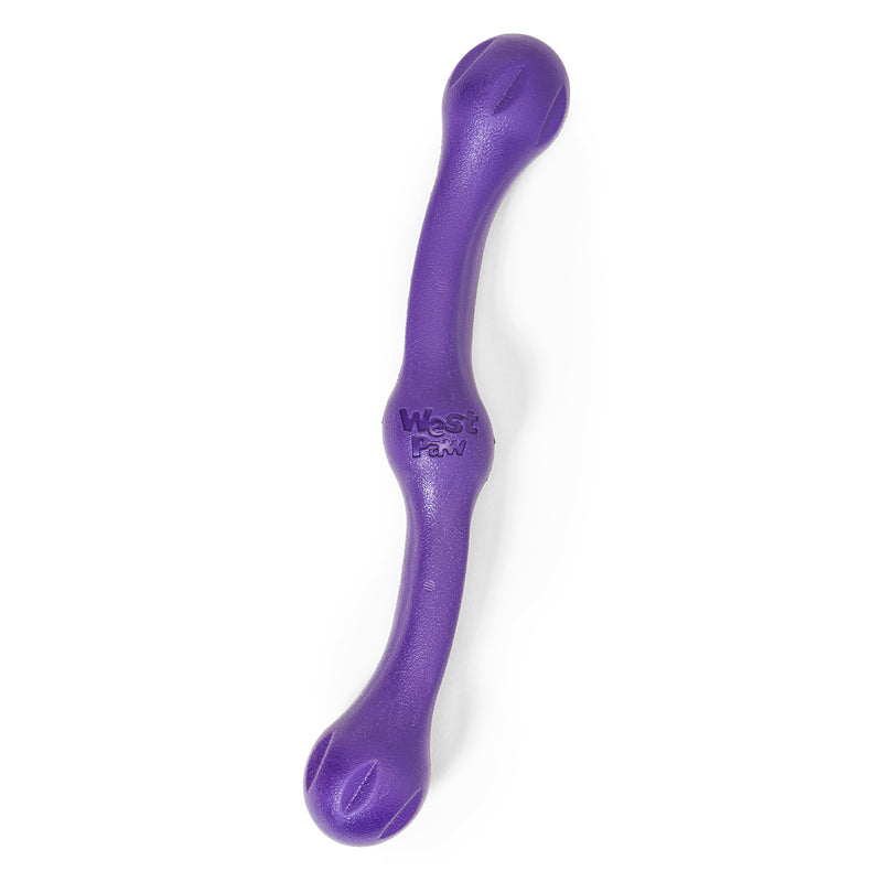 West Paw Zwig Dog Toy, purple.