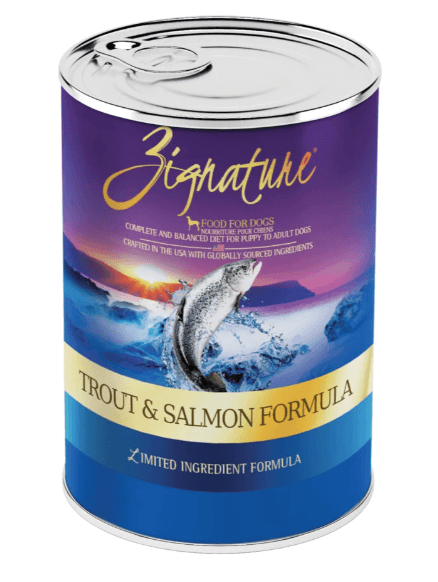 Zignature Limited Ingredient Dog Food: Trout and Salmon Meal 13 oz