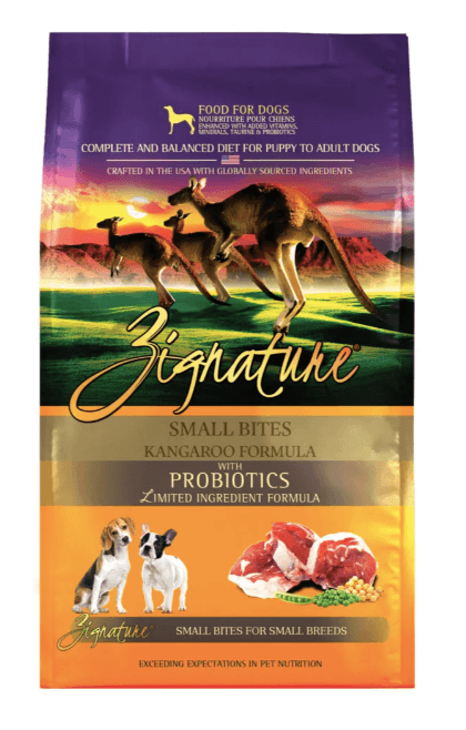 Zignature Limited Ingredient Kangaroo Small Bites