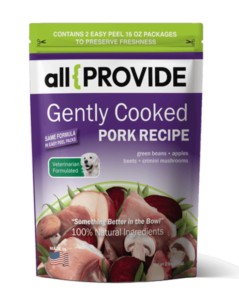 All Provide Frozen Gently Cooked Pork Recipe 2lb