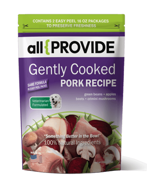 All Provide Frozen Gently Cooked Pork Recipe 2lb