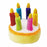 Multipet Musical Birthday Cake Plush Toy 5.5"