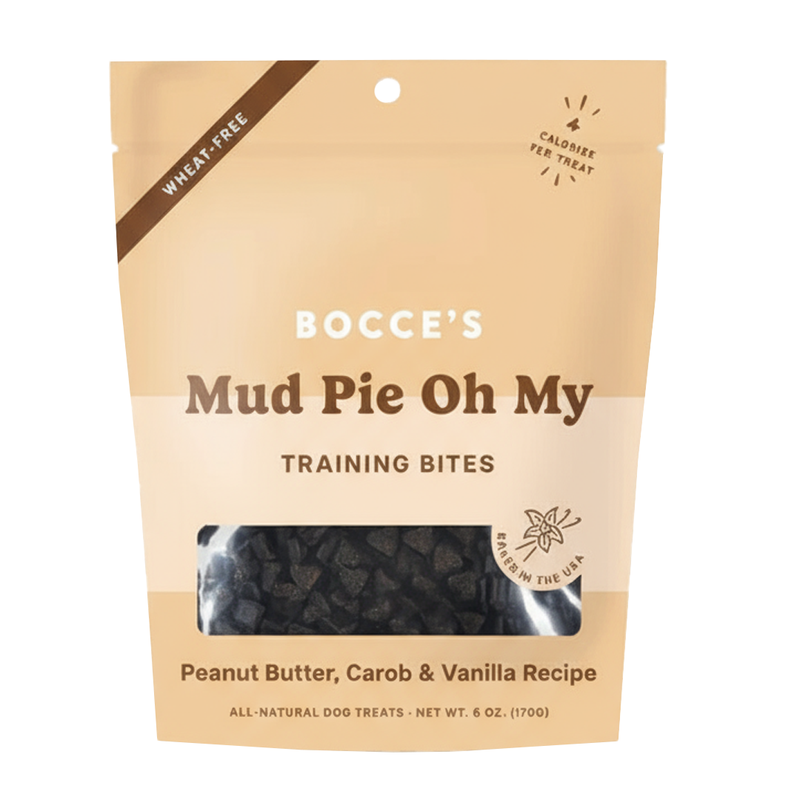 Bocce's Bakery - TRAINING BITES- MUD PIE OH MY, 6oz