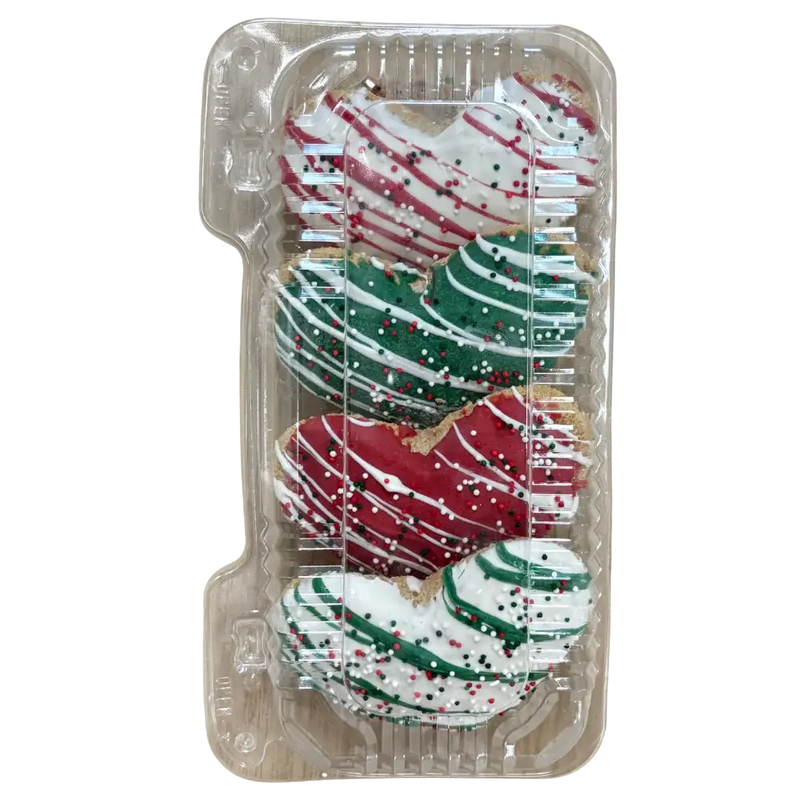 K9 Granola Jumbo Heart Cookies, Christmas Seasonal 4pk