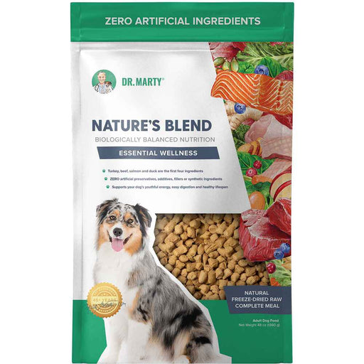 Dr. Marty Nature's Blend Essential Wellness Freeze-Dried Raw Dog Food