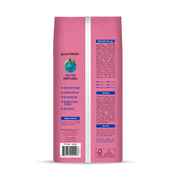 Back of Earthbath Ultra-Mild puppy wipes listing gentle cleaning benefits, ingredients and directions for puppies. Sold at Jake's Pet Supply Boca Raton Lake Worth