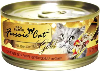 Fussie Cat Premium Chicken and Sweet Potatoes in Gravy 2.82 oz