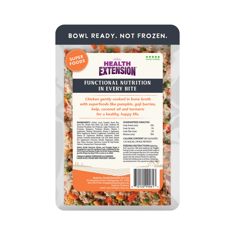 Health Extension Whole Foods Gently Cooked Dog Food