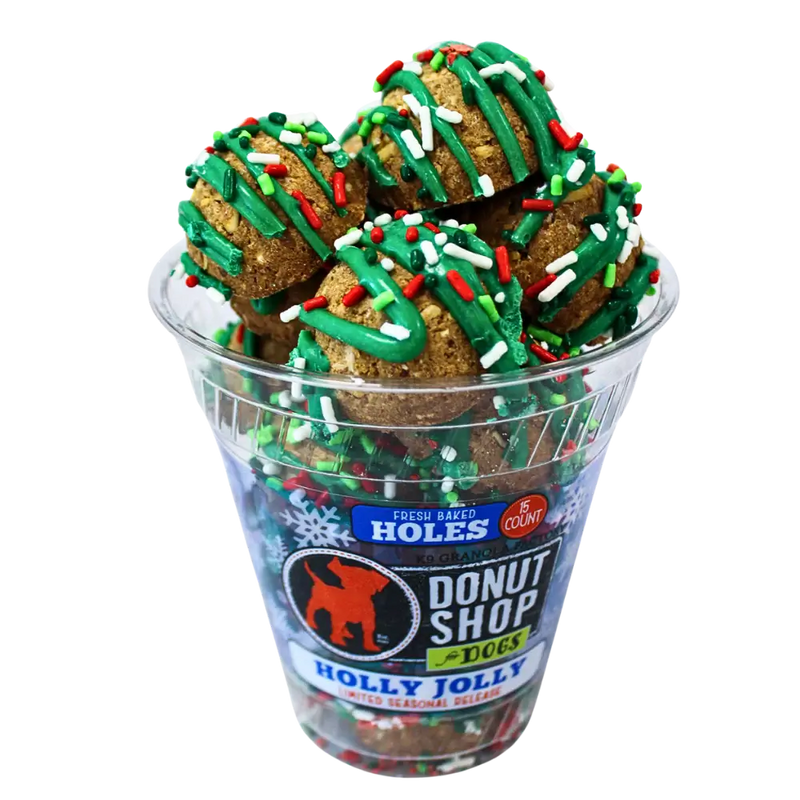 K9 Granola Factory Donut Holes Holly Jolly 15 ct