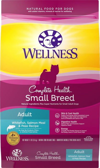 Wellness Complete Health Small Breed Whitefish, Salmon, & Peas 4lb