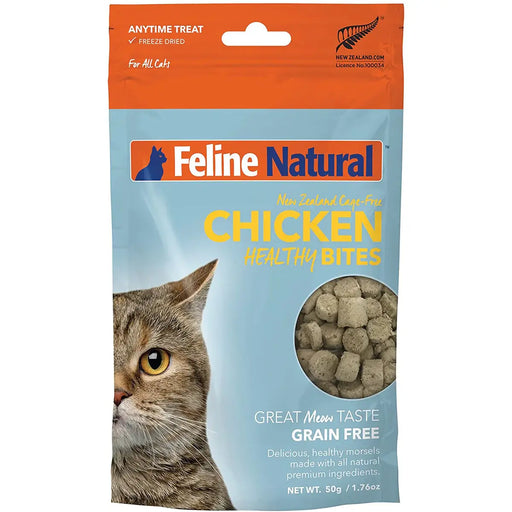 Natural Cat Freeze Dried Chicken Healthy Bites 1.76 oz