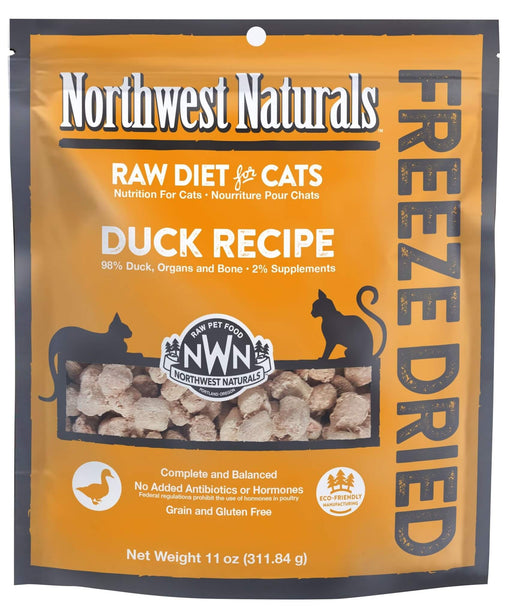 Northwest Naturals Freeze Dried Raw Diet for Cats, Duck 11oz