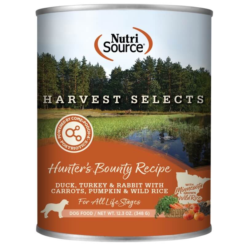 NutriSource - HARVEST SELECTS HUNTER''S BOUNTY Formula - SINGLE Dog Can, 12.3Oz