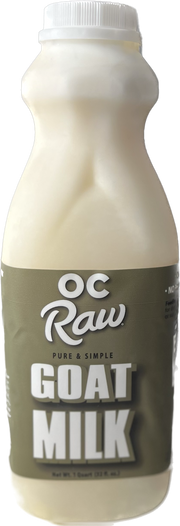 OC Raw Frozen, Goat Milk 32oz bottle