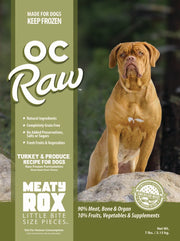 OC Raw Frozen Meaty Rox,Turkey 7lb