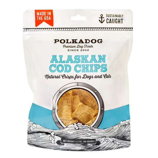 Polkadog Alaskan Cod Chips, 3.5 oz