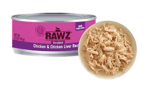 RAWZ Shredded Chicken & Chicken Liver Wet Cat Food