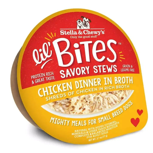 Stella & Chewy's Lil' Bites Savory Stews, Chicken Dinner, 2.7 oz