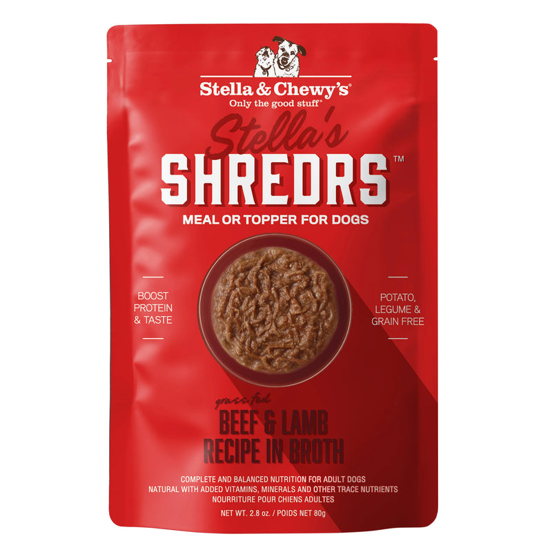 Stella's Shredrs Beef & Lamb Recipe in Broth 2.8oz