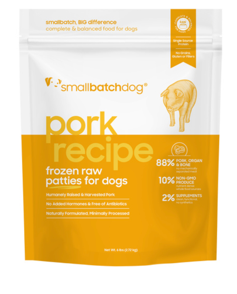 Small Batch Frozen Raw Patties, Pork