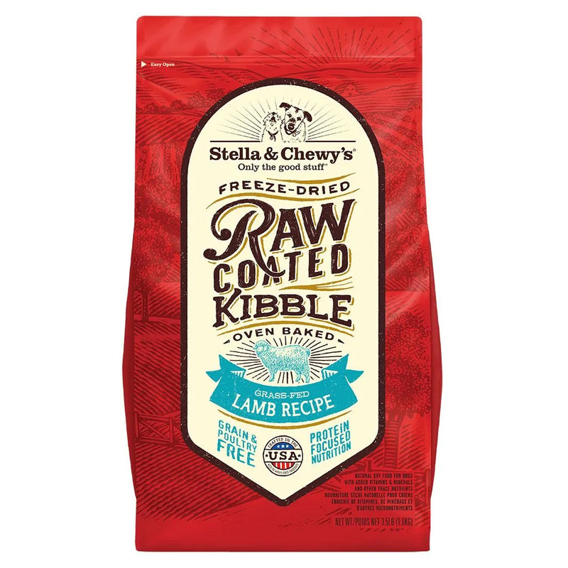 Stella & Chewy's Grain-Free Raw Coated Dog Food - Lamb