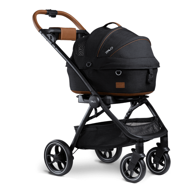 Tavo Maeve carrier on Roscoe Stroller