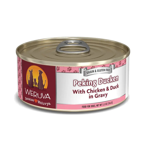 Weruva Peking Ducken Chicken and Duck in gravy Dog Food 5.5 oz