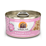 WERUVA CANS AMAZON LIVIN CHCKEN AND CHICKEN LIVER IN GRAVY 3.0OZ