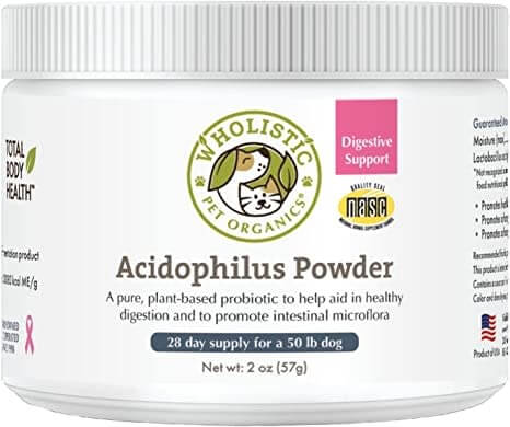 Wholistic Pet Organics Acidophilus, 2 oz