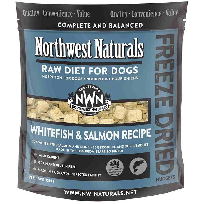 Northwest Naturals Freeze Dried Nugget Whitefish  and  Salmon 11 oz