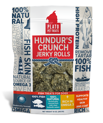 Plato Hundur's Crunch Jerky Roll
