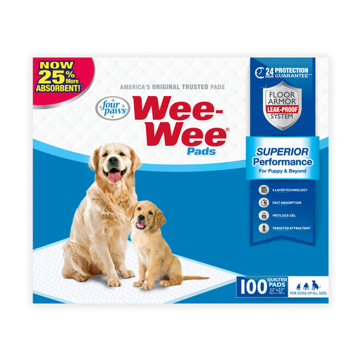 Four Paws Wee Wee Pads, 100 count
