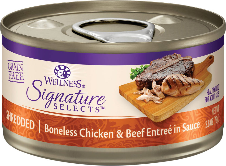 Wellness Signature Selects Shredded Boneless Chicken & Beef Entree in Sauce