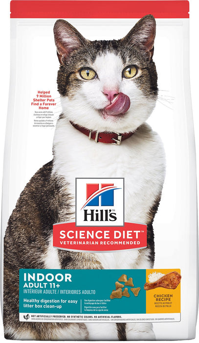 Science Diet Feline Adult 11+ Indoor Age Defying Dry 7 lb