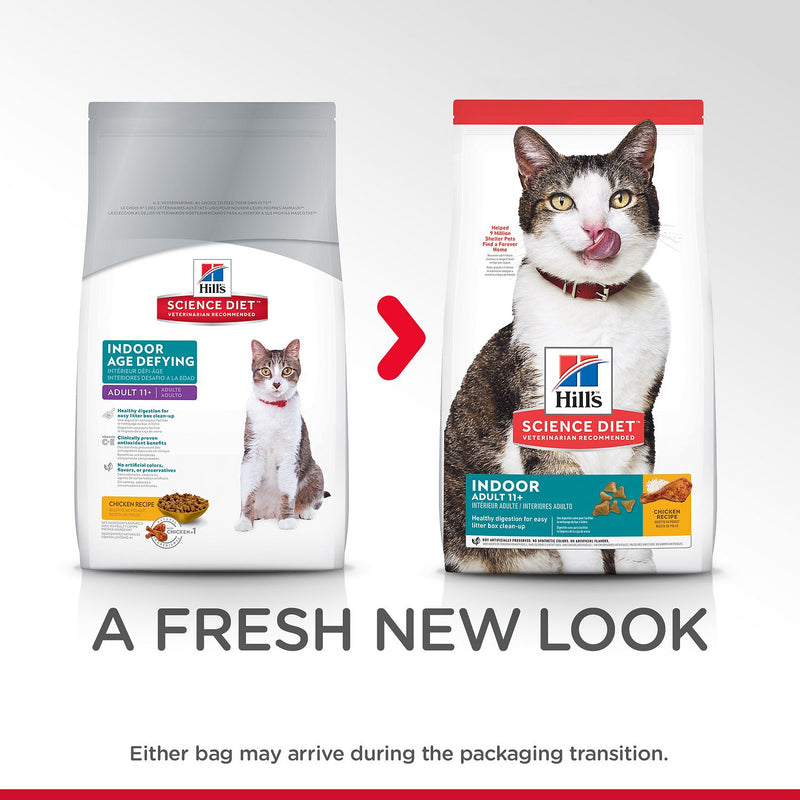 Science Diet Feline Adult 11+ Indoor Age Defying Dry 7 lb