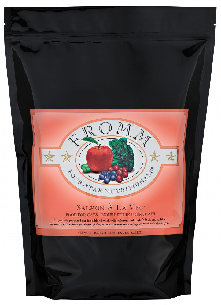 Fromm 4-Star Grain Free Cat Food, Salmon A La Veg