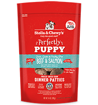 Stella & Chewy's Freeze-Dried Perfectly Puppy Beef & Salmon Dinner Patties 5.5 oz
