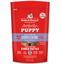 Stella & Chewy's Freeze-Dried Perfectly Puppy Chicken & Salmon Dinner Patties 5.5 oz