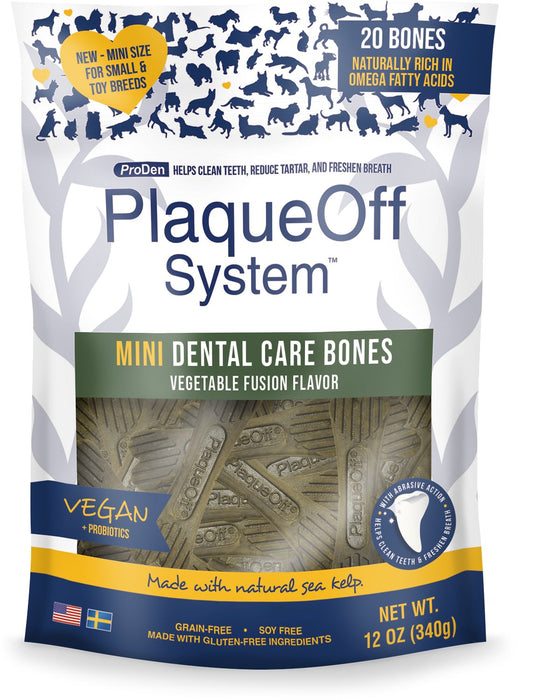 ProDen PlaqueOff System Dental Care Bones