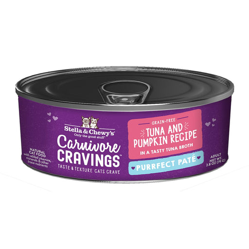 Stella & Chewy's Carnivore Cravings Purrfect Pate Cat Food, Tuna & Pumpkin Recipe