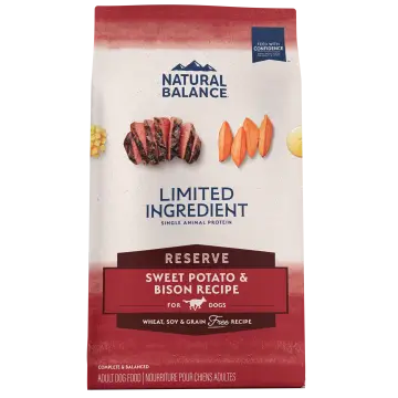 Natural Balance Limited Ingredients Diet Dog Food: Bison and Sweet Potato