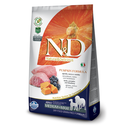 Farmina Canine Grain Free Pumpkin, Lamb and Blueberry 5.5lb