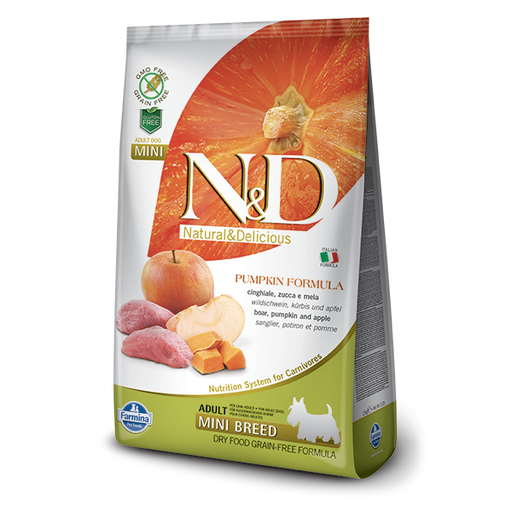 Farmina Dog Grain Free Pumpkin Boar and Apple 15.4 lb Mini