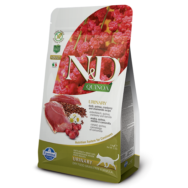 Farmina Grain Free LID Quinoa Urinary Duck Cat Food 3.3 lb